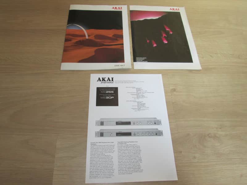 AKAI Vintage Synthesizer Literature (with AX60)- Original Synthesizer Catalog image 1