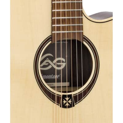 Lag T218ACE Auditorium Cutaway Acoustic-Electric, Natural. New with Full Warranty! image 18