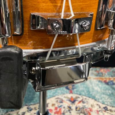 Rogers 14x5" Dyna-Sonic Snare Drum with Beavertail Lugs 2020s - Fruitwood Stain image 12