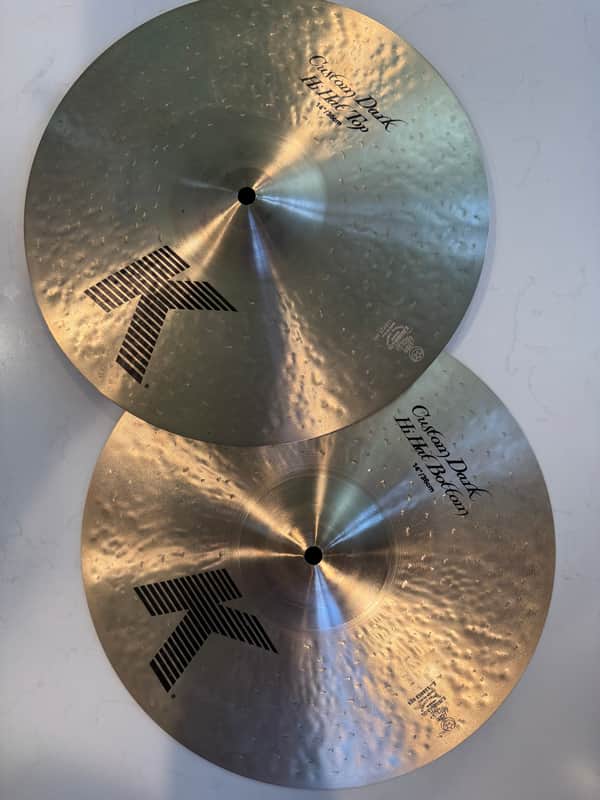 Zildjian K Custom Dark 14" Hi Hats 1010/1252g Video image 1