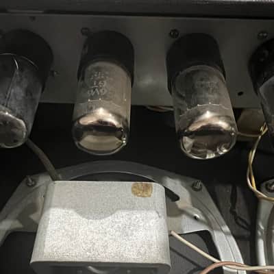 Vintage 1960’s Teisco 73 Tube Amplifier Twin 8” Speakers w Tremolo MIJ Japan Guitar Amp image 5