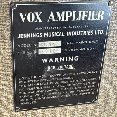 1962 VOX - AC10 - Combo - ID 5586 image 14