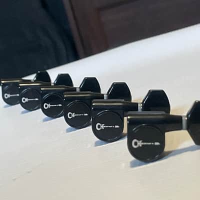 MIM Charvel Pro Mod So Cal Black Tuners Tuning Pegs 6 In Line Dual Pin image 2