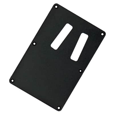 Tremolo Back Plate Cavity Cover For Kramer style guitar 1-Ply ABS Black Matte image 2