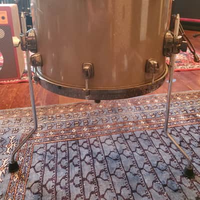 ddrum Dominion 16" Floor Tom - 2000s - Gray Sparkle image 4