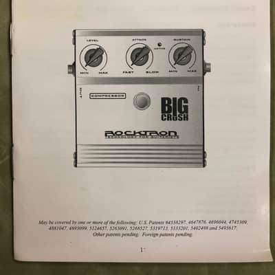 Rocktron Big Crush Compressor Effect Pedal image 9