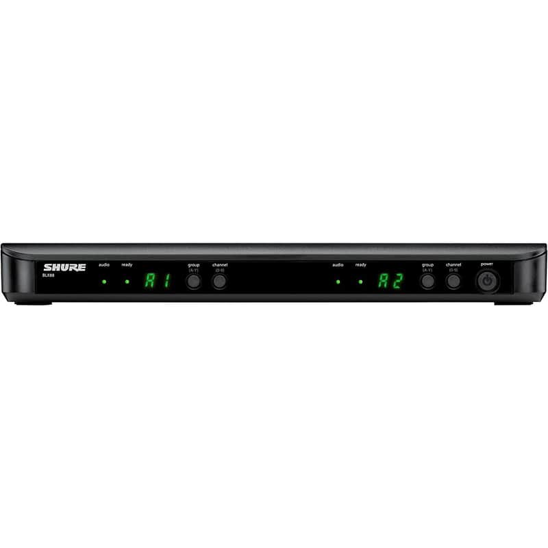 Shure BLX88 Dual-Channel Wireless Receiver Regular Band H10 image 1