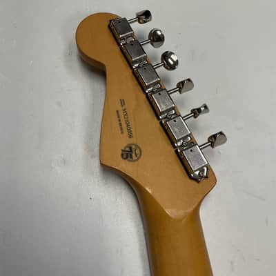 Fender Noventa Stratocaster 2021 Crimson Red Transparent image 7