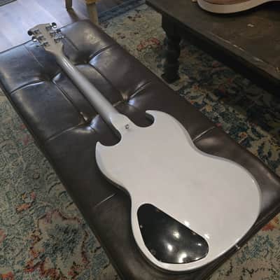 1969 Gibson SG Special - Refinished Silver - Humbuckers - w/ Chainsaw Case image 6