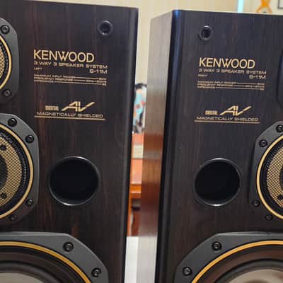 VINTAGE KENWOOD 3 WAY SPEAKERS /8 OHM/MADE IN JAPAN image 8
