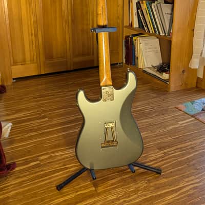 Mario Martin S Style Guitar- Metallic Charcoal Frost image 10