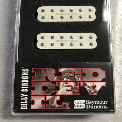 Seymour Duncan Billy Gibbons Red Devil Single Coil Strat Sized Pickup Set White ( 3 STRING SETS ) image 2