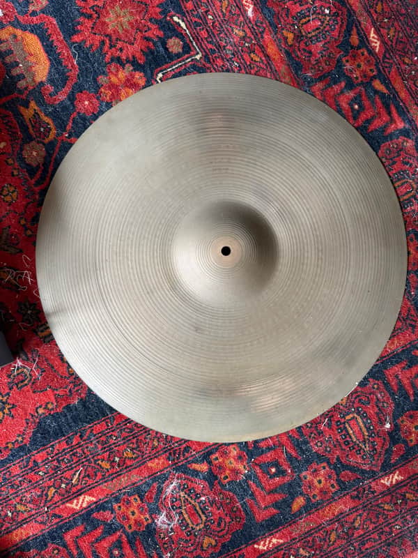 Zildjian 21" A. Zildjian Hollow Logo Rock Ride Cymbal 1978 - 1982 Traditional image 1