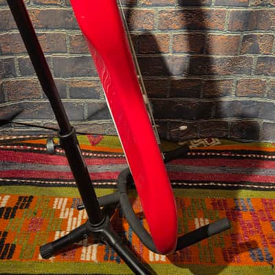 Monoprice S-Style Electric Guitar Red image 8