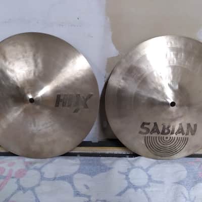 Sabian 13" HHX Groove Hi-Hat Cymbals (Pair) 2001 - Present - Natural image 1
