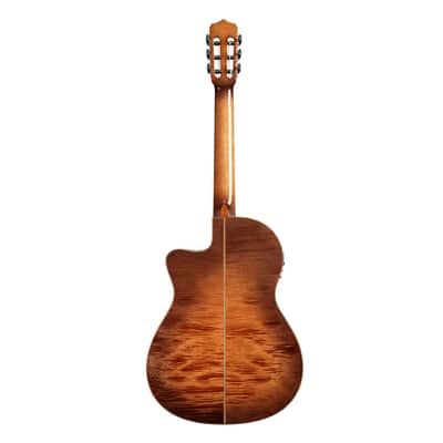 Cordoba Fusion 12 Nylon String Acoustic-Electric Guitar - Cinnamon Burst image 4