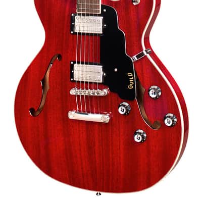 Guild Starfire I DC Semi-Hollow Electric Guitar (Cherry) - No Case image 4
