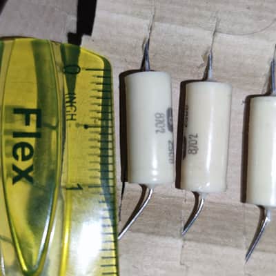 10x Soviet K73-15 A 0.047uF 250V Guitar Tone Capacitors - NOS 1987 - Mylar Film image 4