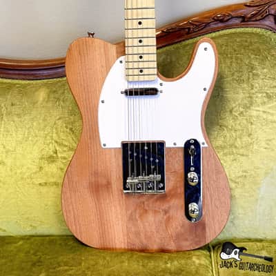 Economy Pre-Made T-Style Kit Electric Guitar *READ* (2020s - Natural) image 7