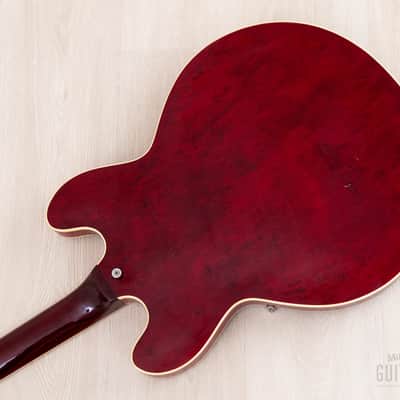 1975 Gibson ES-335 TDC Vintage Semi-Hollow Guitar Cherry Figured Maple w/ T Tops, Case image 18