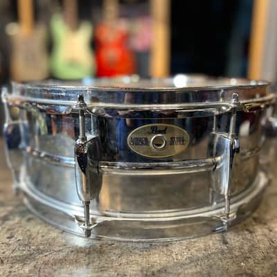 Pearl Mirror Chrome Steel Snare 5 1/2" x 14" image 4