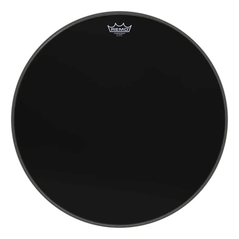 Remo Powerstroke P3 Ebony Bass Drumhead 24" image 1