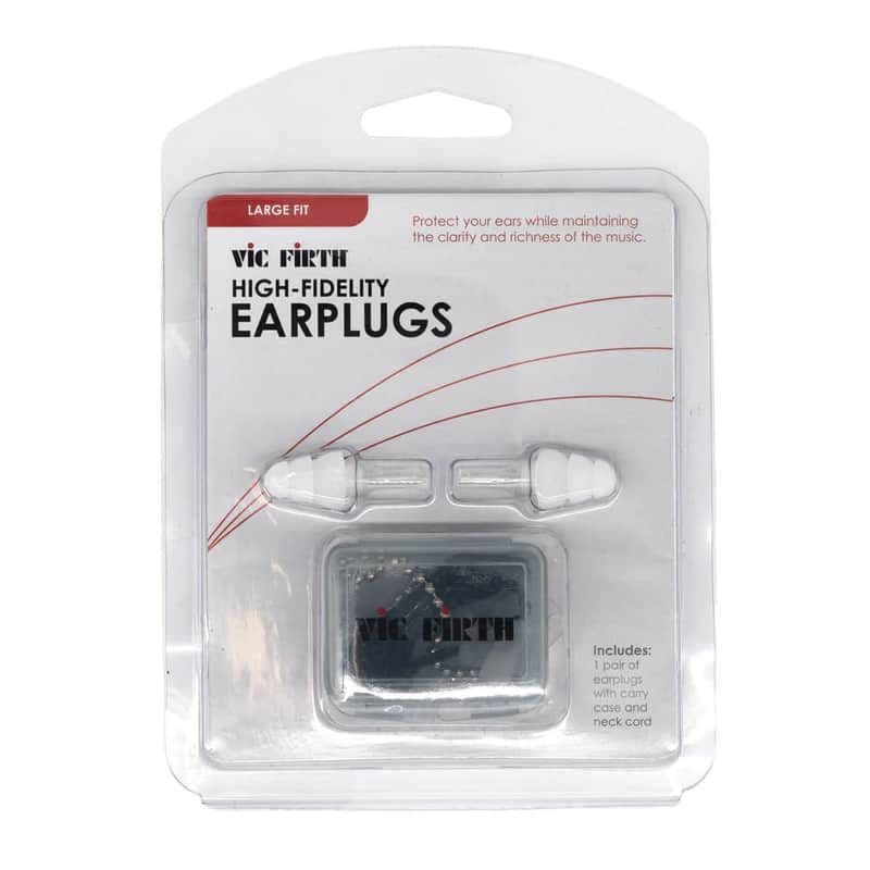 Vic Firth High Fidelity Hearing Protection Earplugs - Large Size 2025 image 1