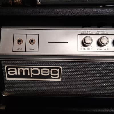 1970s Ampeg V-4 100-Watt Guitar Head with Reverb Serviced Vintage Tubes image 2