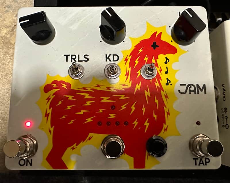 JAM Pedals Delay Llama Xtreme 2023 - White image 1