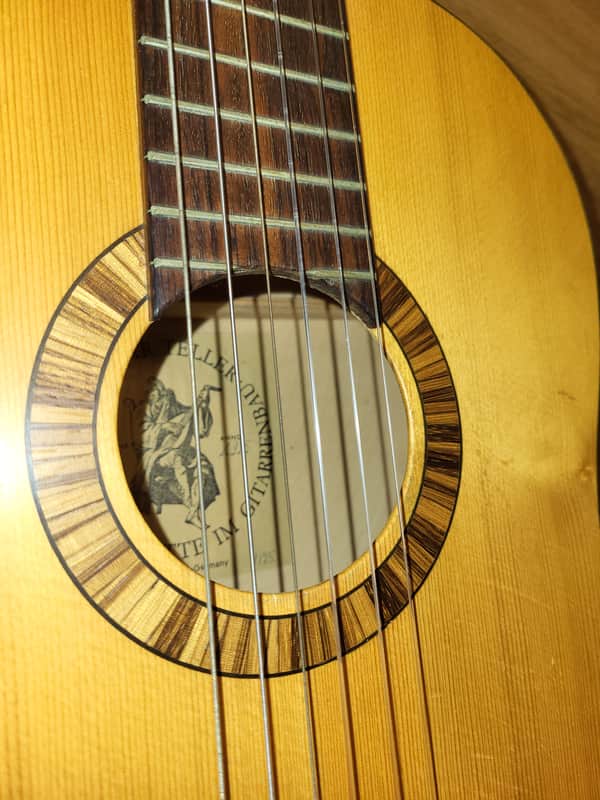 Alte Gitarre Guitar Oscar Teller  1975 Made in Germany image 1