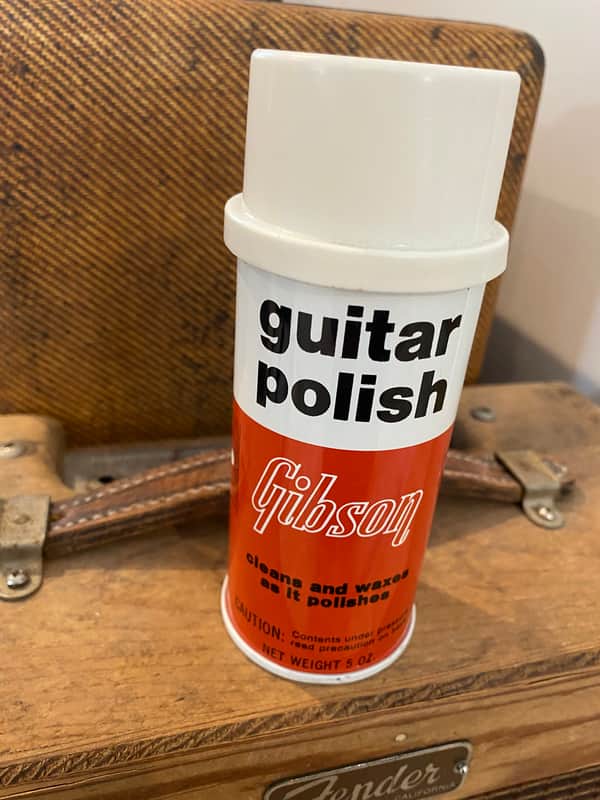 Vintage Can of Gibson Guitar Polish  1960s Es-335 Les Paul image 1
