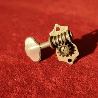 Vintage '20s/'30s Grover Open Back 3+3 Sta-Tite Tuning Machine Heads Nickel image 6