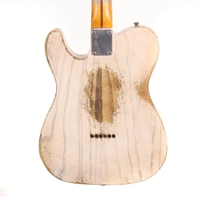 Fender Custom Shop 1957 Telecaster Ultimate Relic White Blonde Masterbuilt Andy Hicks image 8