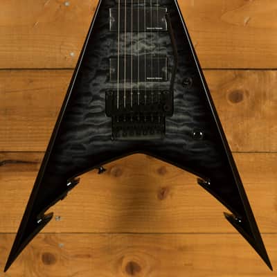 Jackson Pro Series Signature Corey Beaulieu King V KV7Q - Ebony - Transparent Black - 7-String image 1