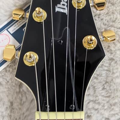 Ibanez Iceman Model IC420GD Solid Body Electric Guitar, Gold Top Finish image 7