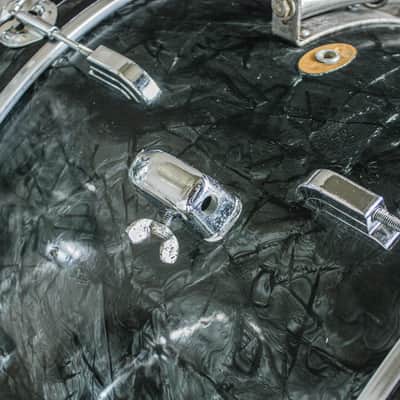 Leedy Late 50s/Early 60s 3 Piece Drum Kit (13/16/20) in Black Diamond Pearl image 14