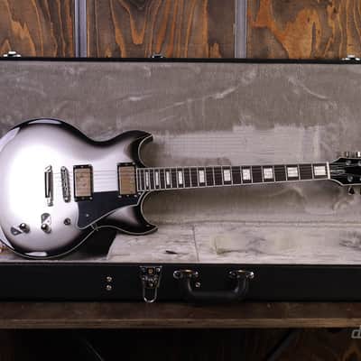ESP LTD Royal Shiva Silver Sunburst Bill Kelliher image 15