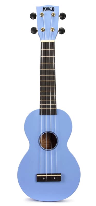 Mahalo Rainbow Soprano Light Blue Sengon Ukulele – MR1LBU-U - New Open Box image 1