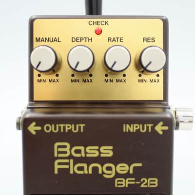 Boss BF-2B Bass Flanger 1987 Made in Japan Green Label Bass Guitar Effect Pedal ACA 773300 image 3