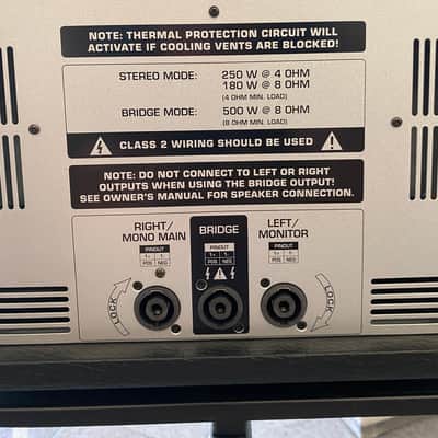 Behringer Europower PMX2000 Powered Mixer (Boxed) – FX Section Fault for Parts or Repair image 6