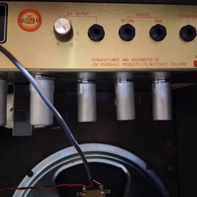 1985 Marshall JCM 800 Lead Series Model 4212 50-Watt Master Volume 2x12 Combo Serviced image 13