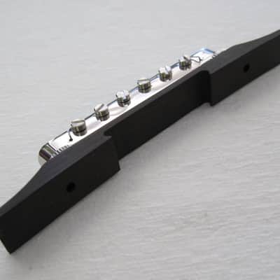 Gretsch 0485CA Nickel AOM Bridge Assy with Ebony Base 0060884049 image 3