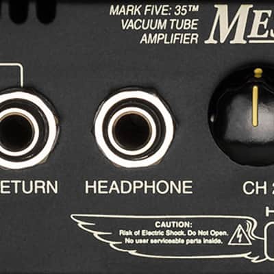 Mesa Boogie Mark Five:35 - 35/25/10-watt Tube Head - Black Taurus image 8