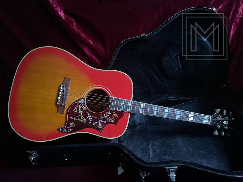 Gibson Hummingbird 1968 - Vintage Cherry Sunburst Collector Grade Rolling Stones RARE