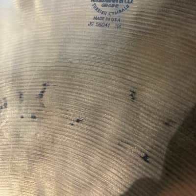 Tris Imboden's, Chicago, Zildjian - 14" K Hi Hats Pair, 1350g 1078g 2007 image 7
