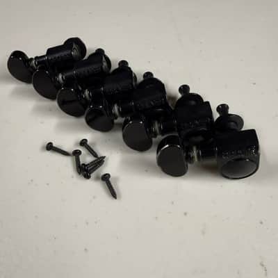 Grover Rotomatic 6 In-Line Tuners with Screws 2000's Upside Down Headstock (T-475) image 1