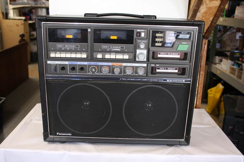 Vintage 70’s Panasonic RQ-84 Karaoke 8 Track & Cassette Tape Player TESTED!!! image 1