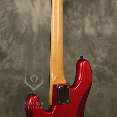 1980's Fender Contemporary Power Jazz Bass Special MIJ Candy Apple Red image 18