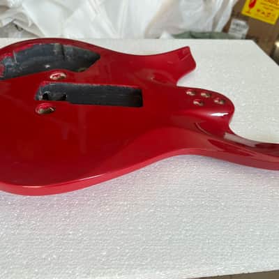 Red Custom Electric Guitar HH Body DIY Project image 3