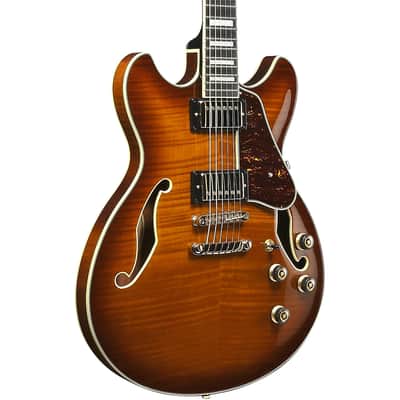 Ibanez Artcore Expressionist AS93FM-VLS 6-String Semi-Hollow Electric Guitar with Macassar Ebony Fretboard, Right-Handed, Violin Sunburst image 4